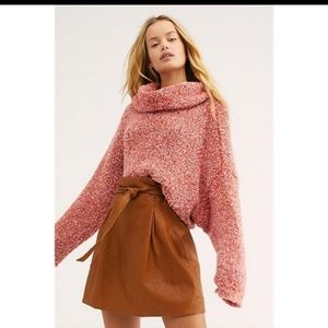 NWT Free People BFF Sweater Color Scarlet Flame